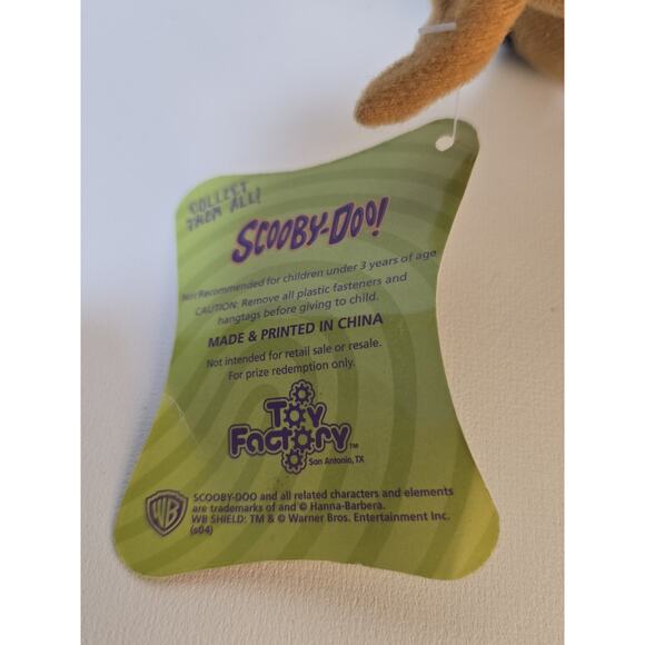 Toy Factory Cartoon Network Scooby Doo 11" Plush Sitting Stuffed Animal NWT 2004 - Picture 6 of 8